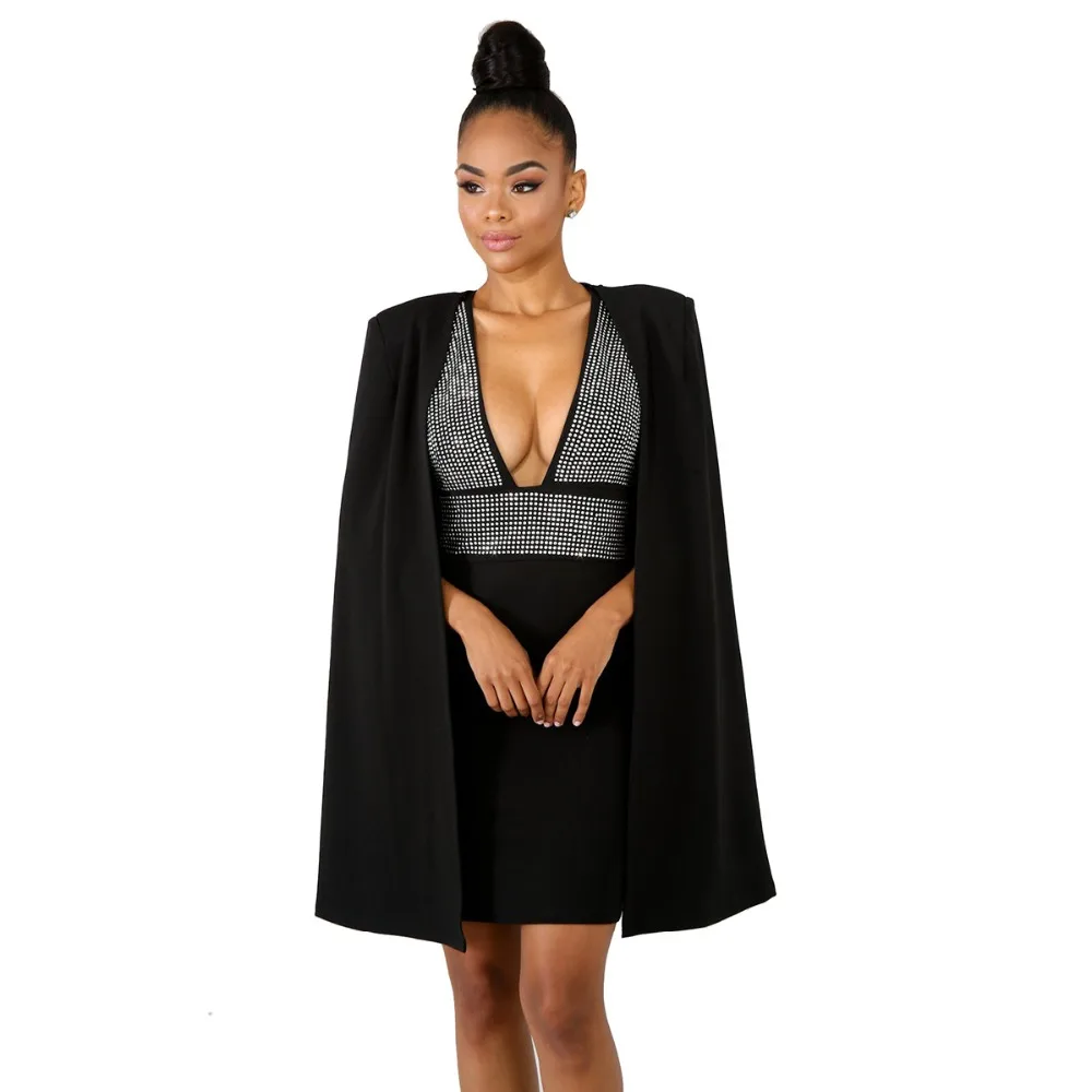 Черное/красное/белое/синее сексуальное облегающее платье с v образным вырезом и