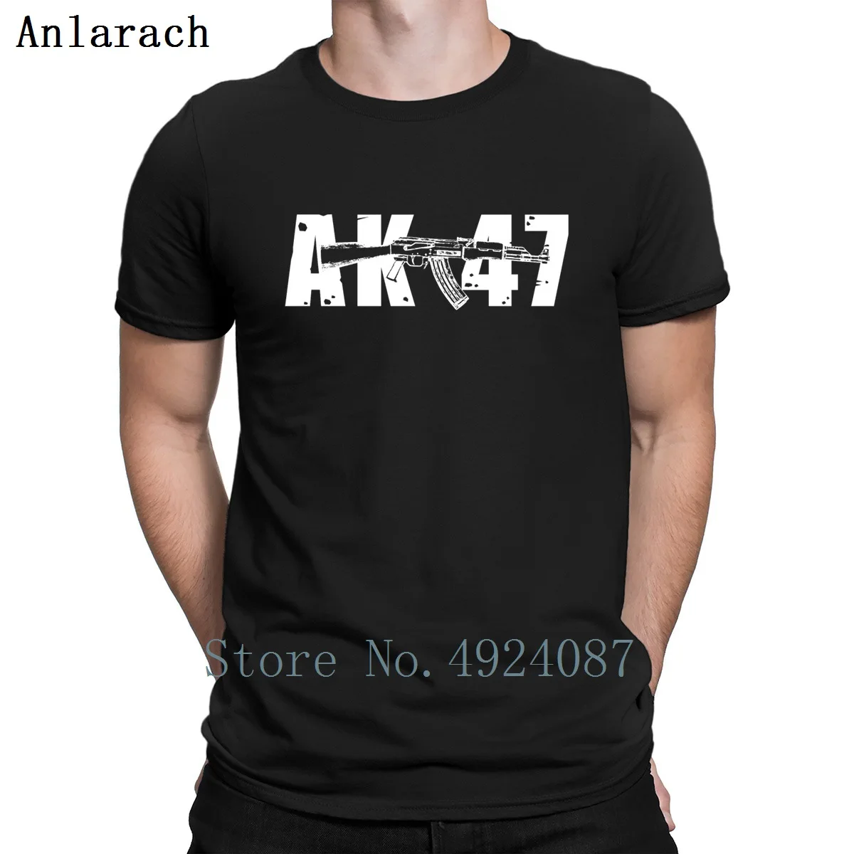 Ak47 Kalashnikov Rifle Gun Rights T Shirt Famous Unique Summer Style Newest Black O Neck Create Great Top Tee | Мужская одежда