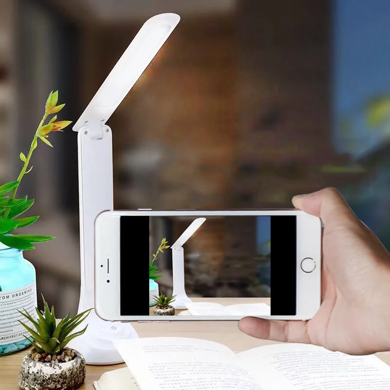 Fonkin Foldable LED Table Lamp 3 Level Dimmable Touch Sensitive With Battery Desk For Student Study Reading Light 4.5W 012 | Лампы и
