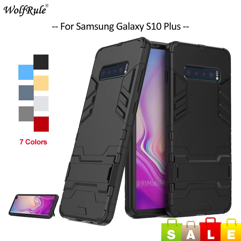 Чехол для Samsung Galaxy S10 Plus TPU и PC чехол G975|Бамперы| |