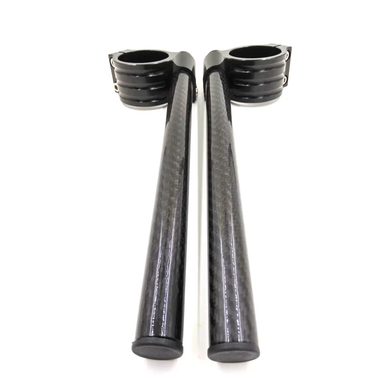 Руль управления для мотоциклов Clip On комплекс Глянец Волокно углерода ниндзя ZX6R