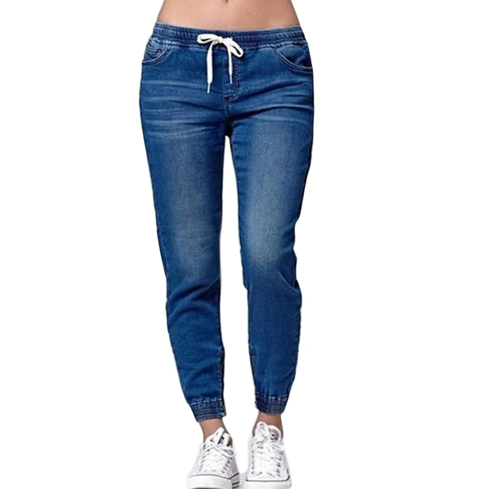 

1 Pcs Women Lady Jeans Pants Trousers Denim Mid Waist Sexy Pocket Fashion Slim Clothing H9