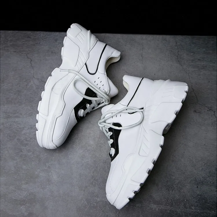 

Brand 2019 ladies shoes platform shoes sneakers women spring autumn shoes for women flats lace up breathable sport casual