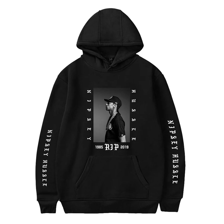 Толстовка с капюшоном Nipsey Hussle Мужская толстовка унисекс уличная одежда для