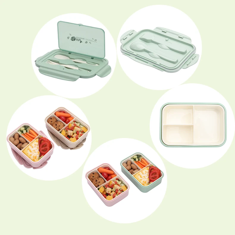 Microwavable Ланч-бокс для детей, пищевой Бенто-бокс, контейнеры для еды, герметичные, для хранения еды, переносная коробка, Новинка