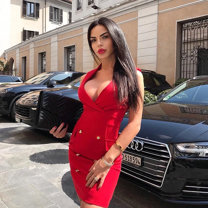 Отличное качество новая мода 2018 дизайнерское стильное платье женское с v