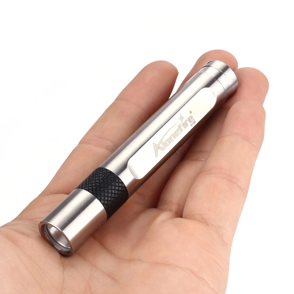 ALONDFIRE S105 CREE XPE Q5 LED из нержавеющей стали водонепроницаемый маленький брелок с