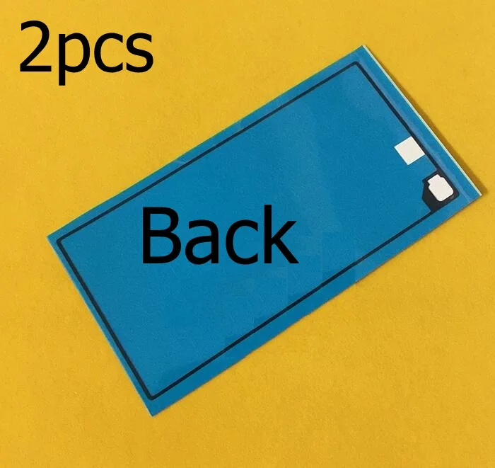 2pcs back glue Дисплей клейкая лента для sony Xperia Z ULTRA XL39H C6802 C6803 задний стеклянный корпус водонепроницаемый клей для sony XL39H клей - Цвет: 2pcs back glue