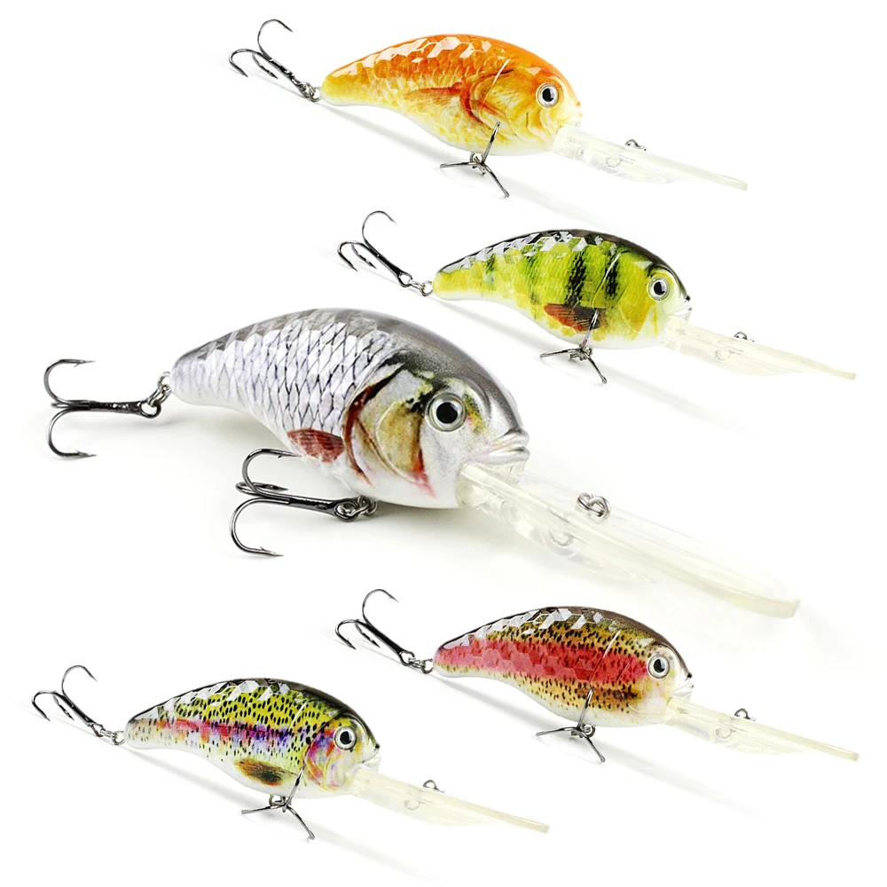 Рыболовная приманка с уникальной алмазной текстурой 5 цветов 15 см/32 4 г | Спорт и