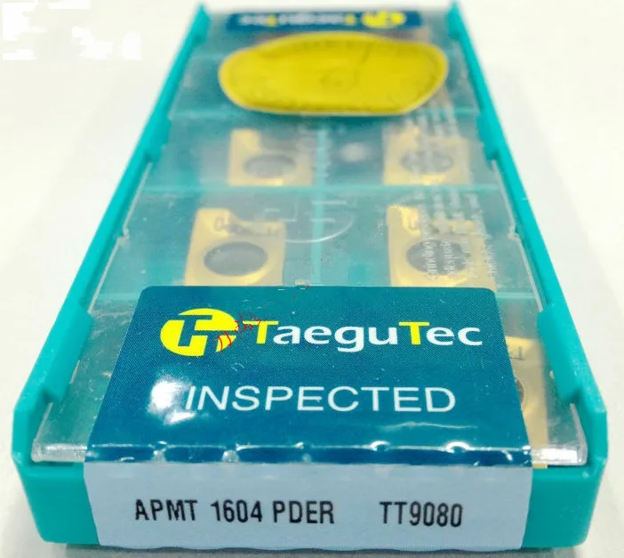 100 шт. taegutec APMT1604PDER tt9080детализированные карбидные вставки | Инструменты