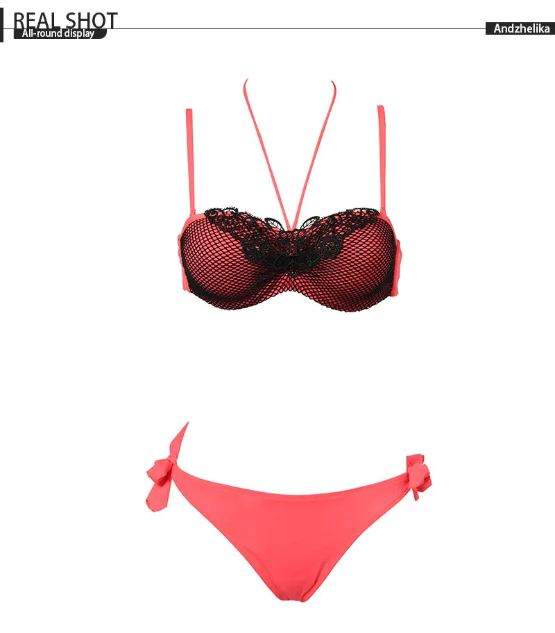 Andzhelika bikini женский купальник бики с эффектом пуш апп бикини комплект AK18817