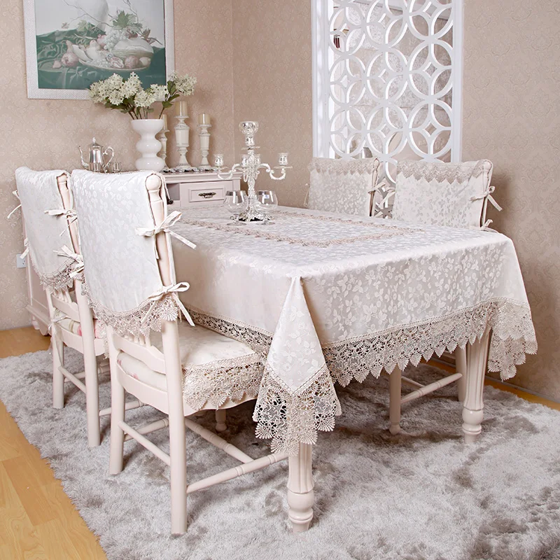 1 шт. европейская сатиновая скатерть с вышивкой и кружевом|lace cloth material|lace blondecloth