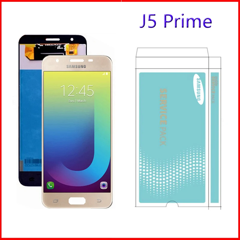 100% Оригинальный 5 0 ''ЖК дисплей для SAMSUNG Galaxy J5 Prime G570F G570 SM LCD сенсорный экран с