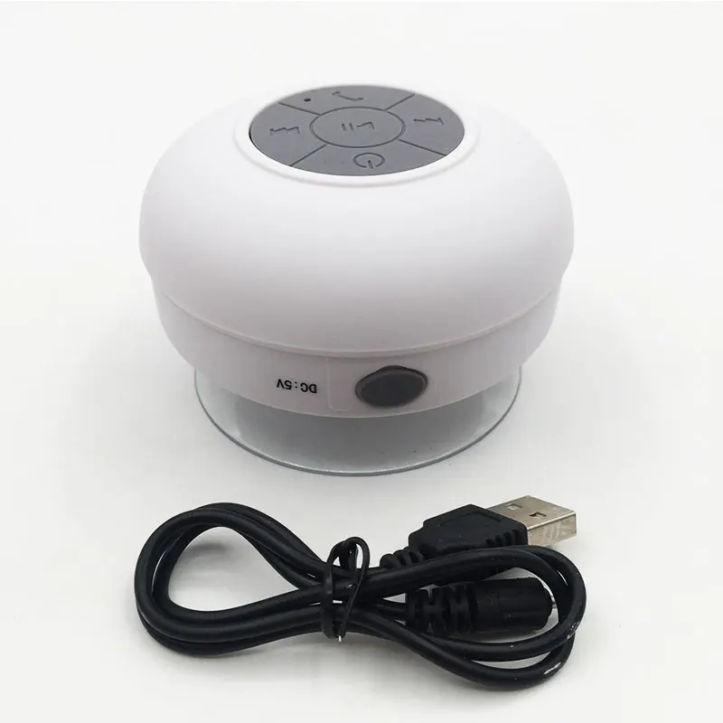 Handfree Bluetooth динамик водонепроницаемый Душ динамик s беспроводной музыкальный Громкий динамик для телефона MP3 Автомобильный Динамик Bluetooth приемник - Цвет: White