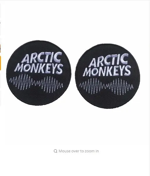Круглые нашивки dz7 9 см с арктическими обезьянами нашивка железным рисунком для