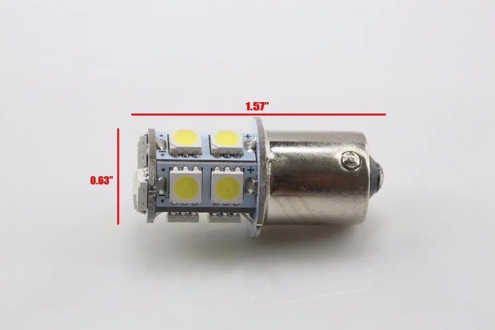 2X Белый 1156 BA15S P21W 5050 13 smd автомобиль прицепа с прицепом обратный светодиодный
