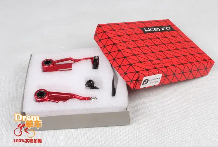 long leg red Litepro 412 Складной автомобильный короткий рычаг с короткой ножкой v-образный тормоз CNC Супер светильник Длинный рычаг с длинной ножкой v Тормозной зажим модифицированные тормоза - Цвет: long leg red