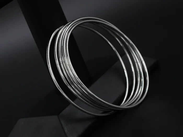 Роскошный стальной модный многослойный браслет в стиле панк из нержавеющей