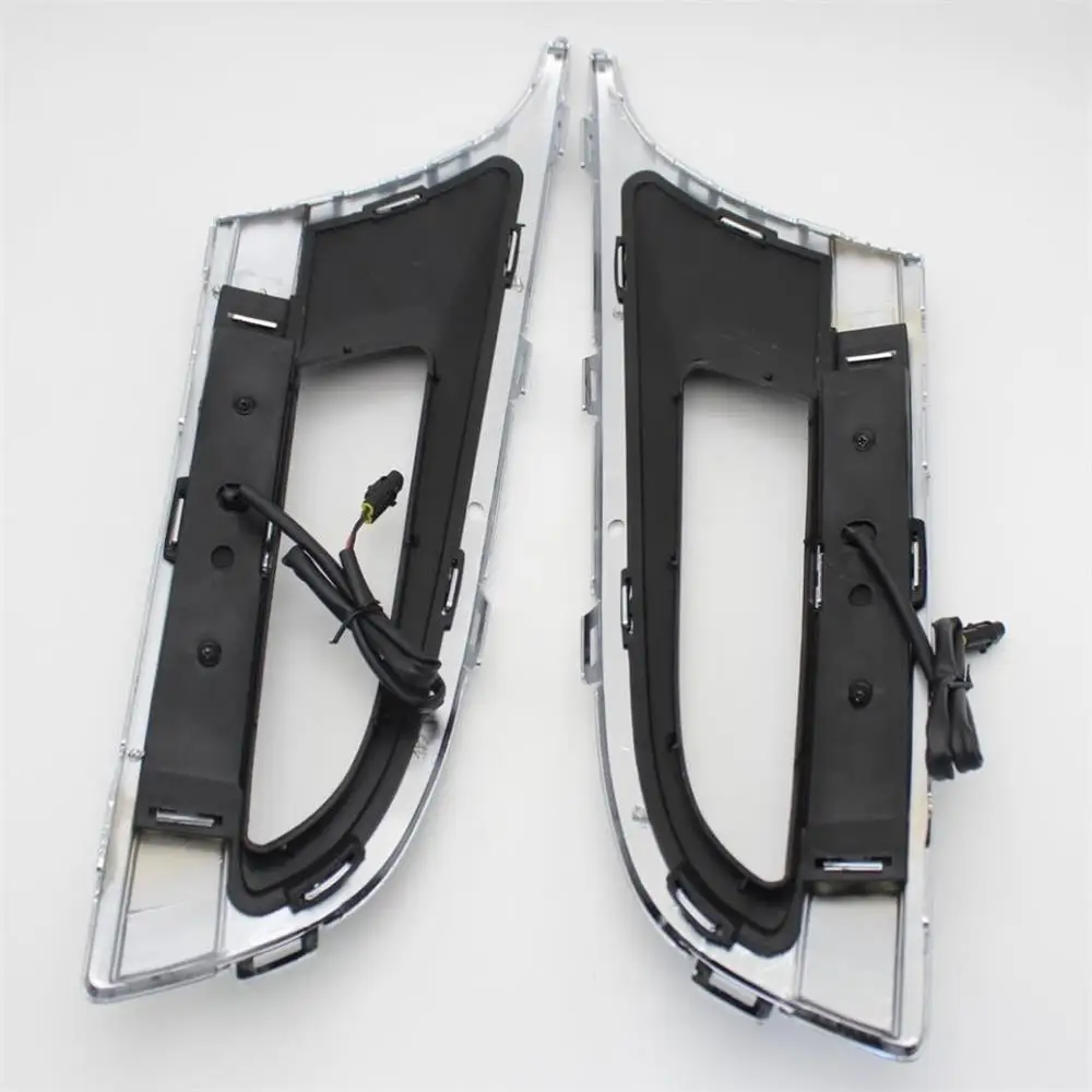 2 шт. x для VW Polo 6R 2009 2010 2011 2012 2013 Автомобильный Стайлинг светодиодный DRL дневные ходовые огни водонепроницаемый с жгутом