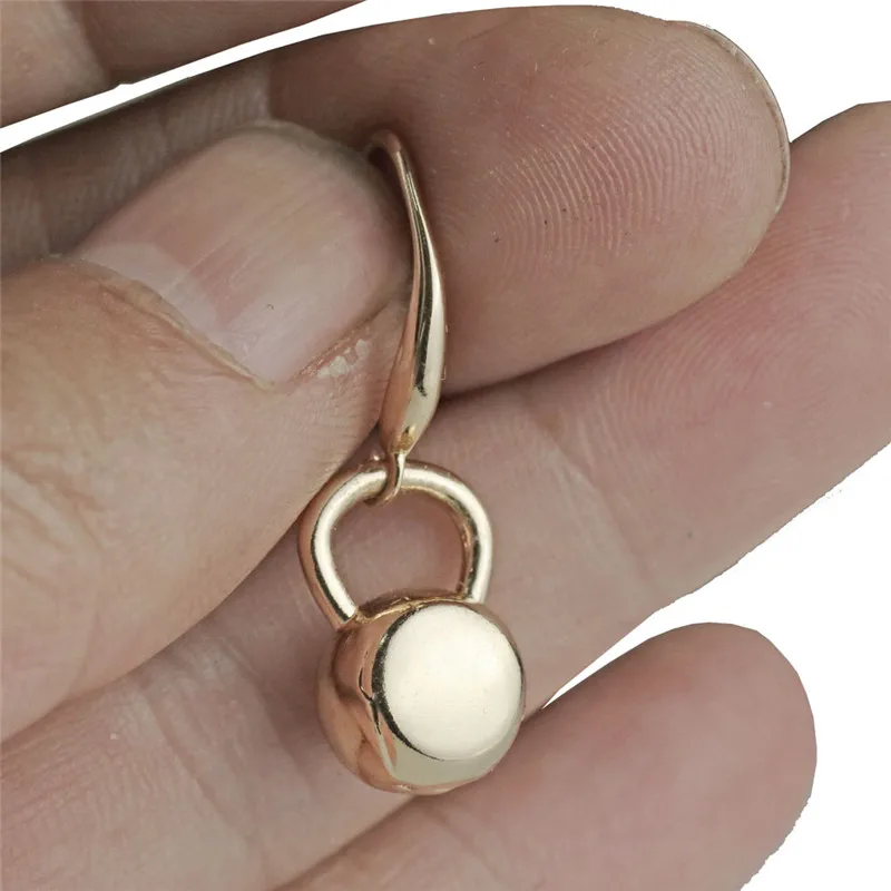 Женские длинные серьги для фитнеса тренажерного зала спорта бодибилдинга