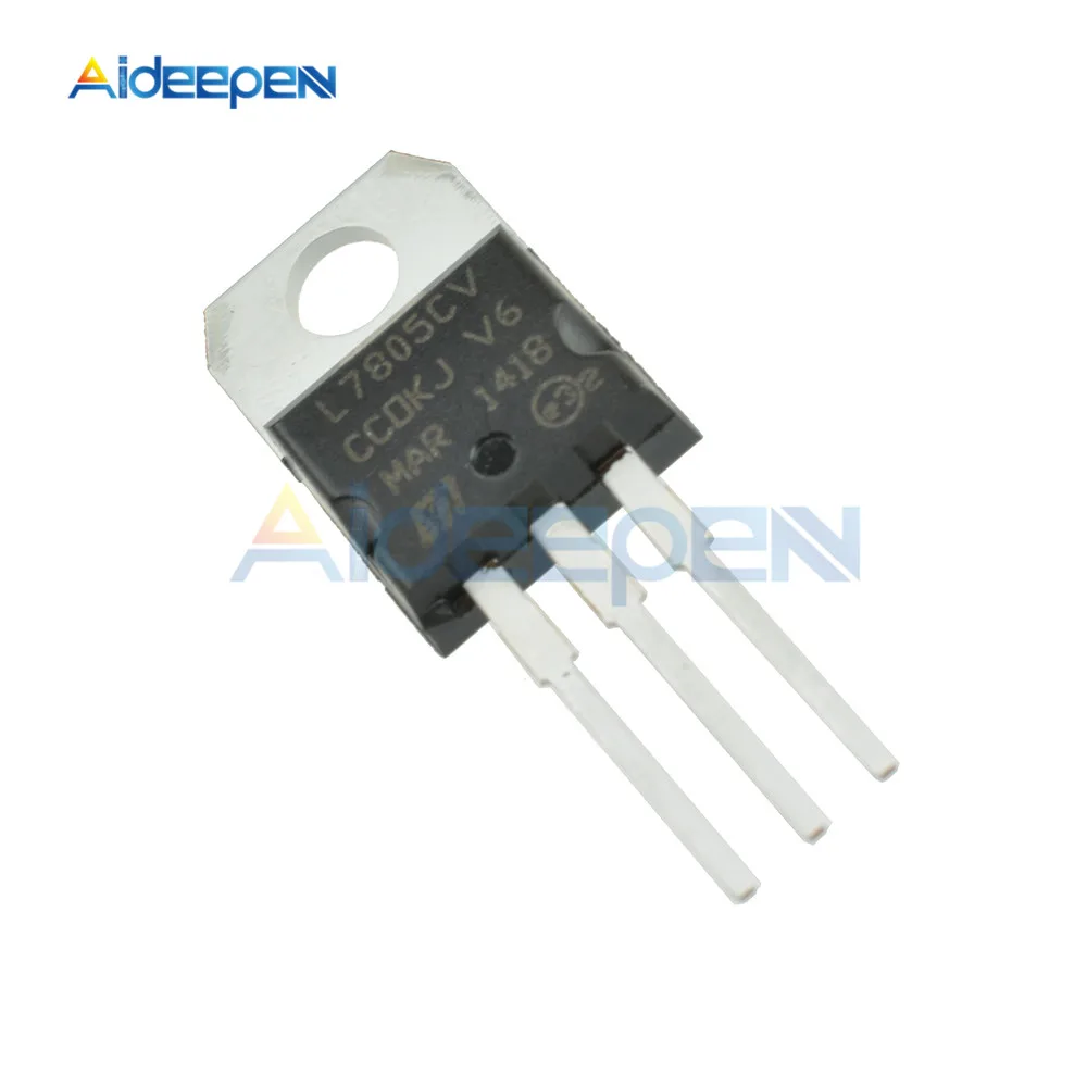 10 шт./лот LM7805 L7805 7805 регулятор напряжения IC 5 в 1 5a-220 | Инструменты
