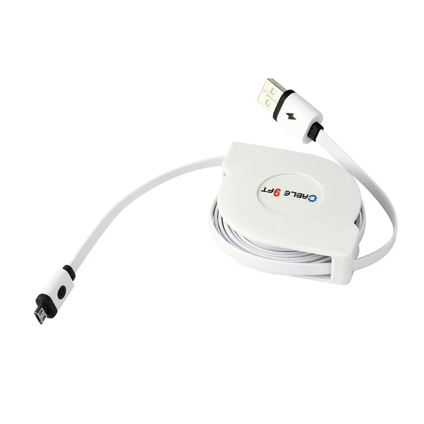 Выдвижной кабель с Micro USB на 1 м для Samsung Galaxy S7 Edge SZ0213 #21|2a usb|samsung usb 2ausb 2a |