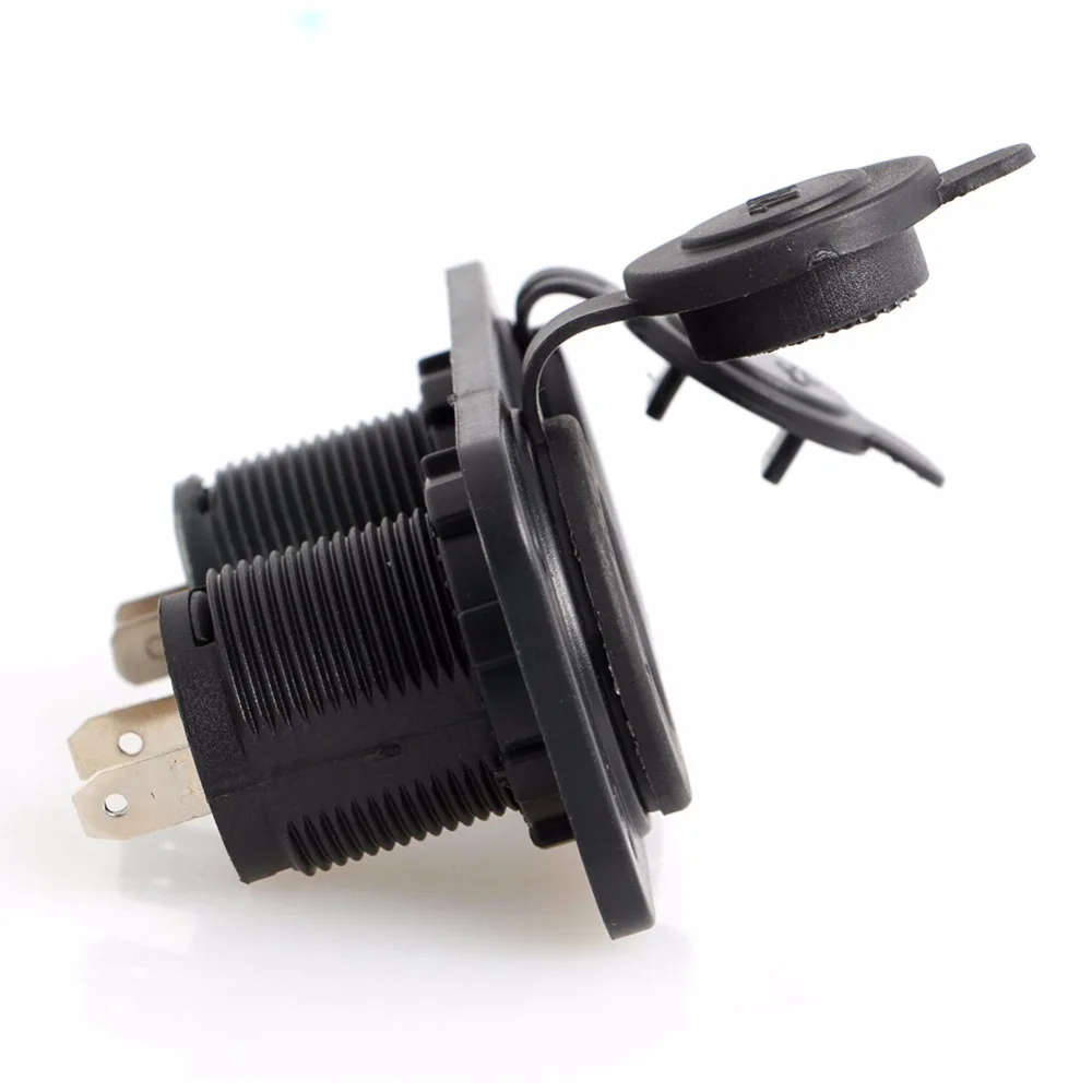 ANENG 12В 24В двойное USB зарядное устройство для мотоцикла автомобиля прикуриватель