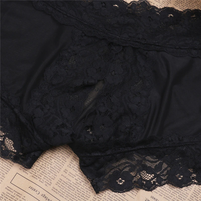 Горячее женское нижнее белье сетчатые кружевные трусы боксеры с открытыми