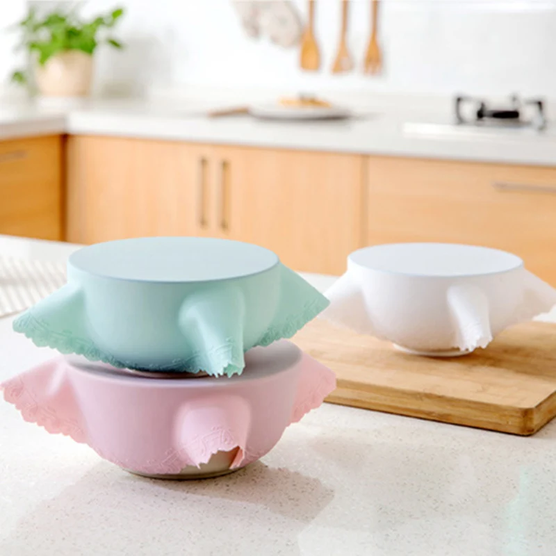 QuickDone универсальная Силиконовая Вакуумная Крышка-чаша Пан Пособия по кулинарии