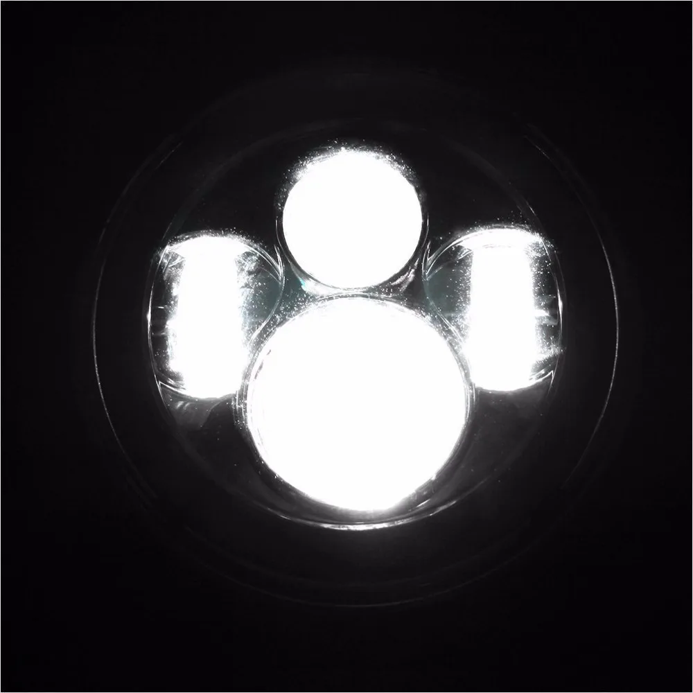 Комплект из 2 круглых светодиодных фар 7 дюймов H4 H13 для Jeep Wrangler JK TJ LJ Hummer H1|headlight