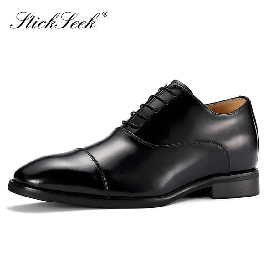 Классические дизайнерские Формальные туфли с острым носком высотой 6 см мужские