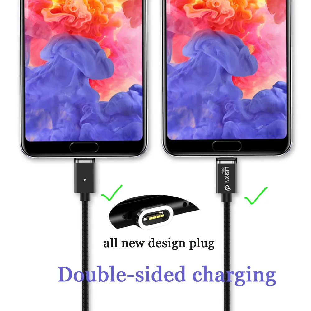 Магнитный кабель USB Type C для телефонов iPhone Android|Кабели мобильных телефонов| |