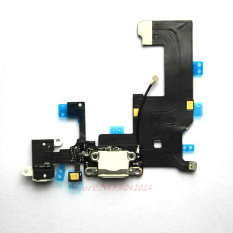 Оригинальный USB порт для зарядки с микрофоном разъем наушников Felx кабель iphone 5 5G 5C