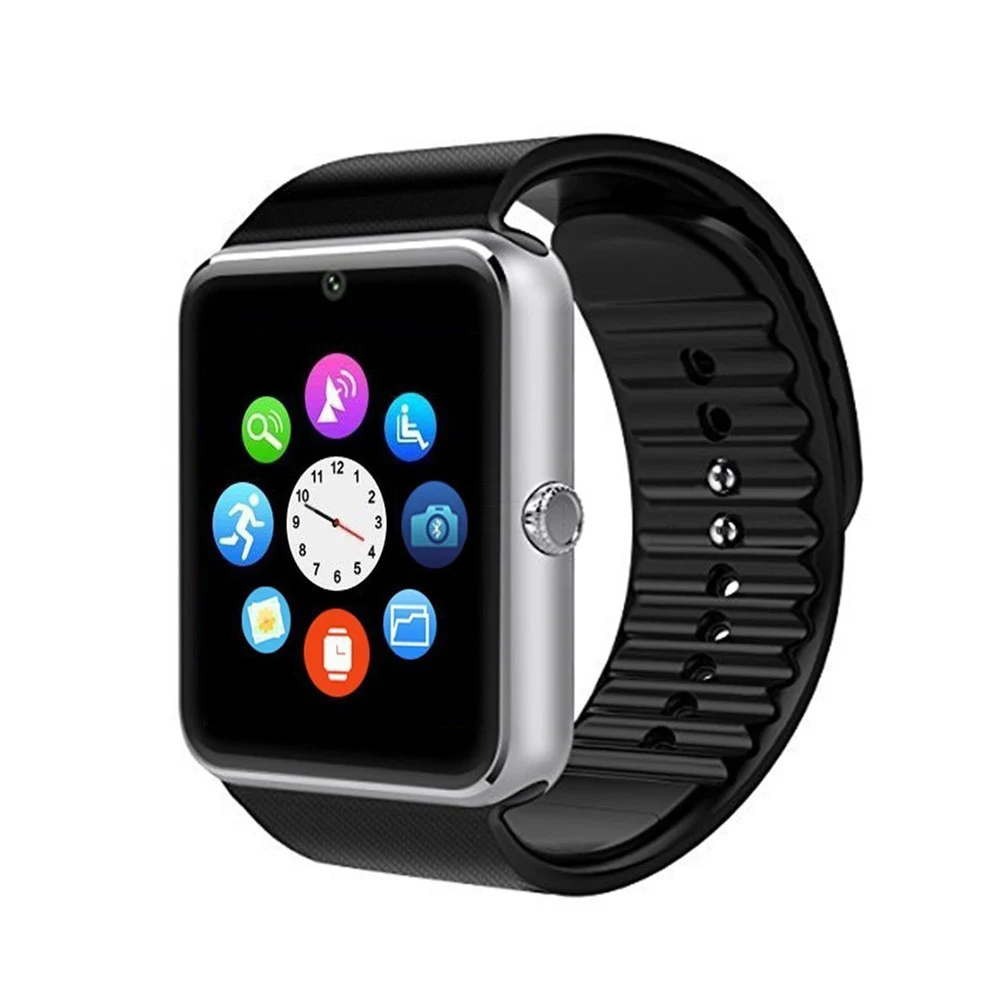Bluetooth Смарт часы наручные GT08 с сенсорным экраном Smartwatch поддержка TF sim-карты для IOS