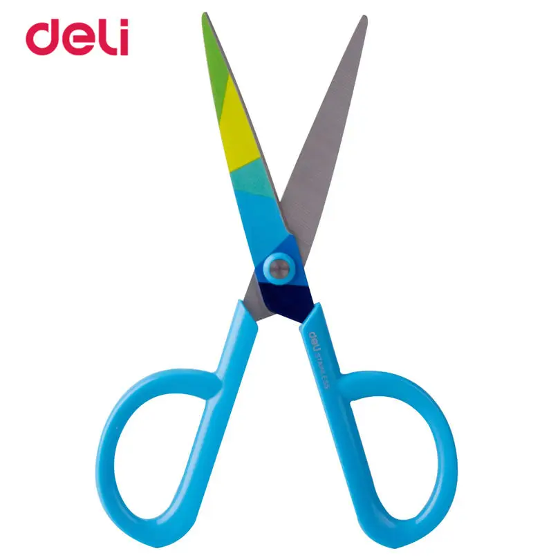 Deli Fashion 1 шт. в партии ножницы из нержавеющей стали с принтом красивые цвета размер