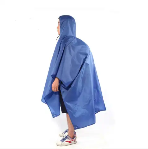 Трехфункциональный рюкзак, дождевик, походный дождевик, можно использовать в качестве влагостойкого коврика, наземная ткань AT6927
