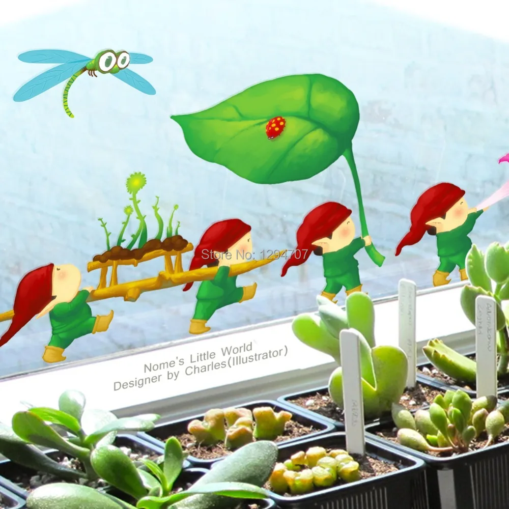Оригинальный новый дизайн Nome's little world Наклейка Съемный Настенный стикер