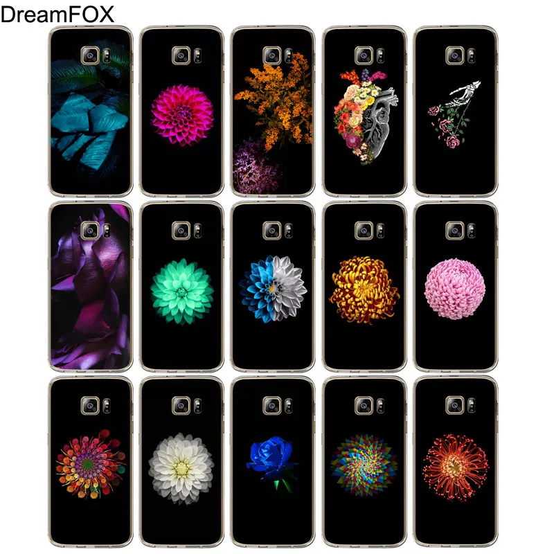 DREAMFOX M392 Flower Soft TPU Silicone Case Cover For Samsung Galaxy Note S 6 7 8 9 10 10e 11 11e Lite Edge Plus |
