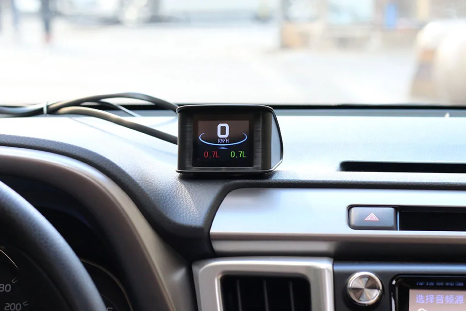 Автомобильный бортовой компьютер Автомобильный цифровой gps OBD2 OBD для вождения компьютера дисплей спидометр датчик температуры Hud пробег