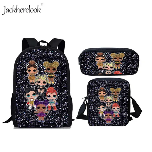 CEK Jackherelook школа моды в комплекте с набором подходящих сумок для детей черный арт в африканском стиле с принтом для девочек Школьный рюкзак; рюкзак для девочек-подростков, Satche - Цвет: CEK