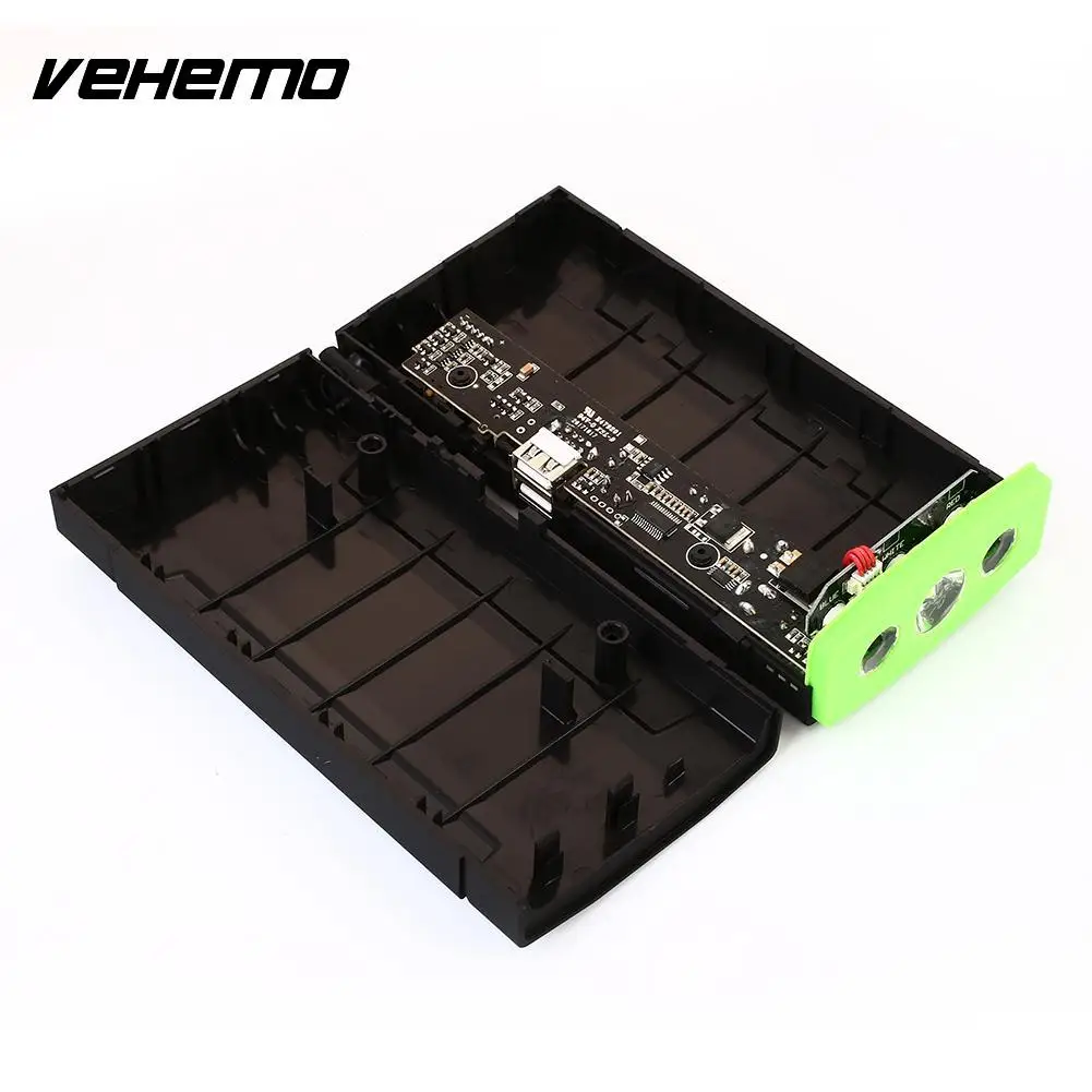 Vehemo двойной USB стартовый набор светодиодный индикатор автомобильный DIY