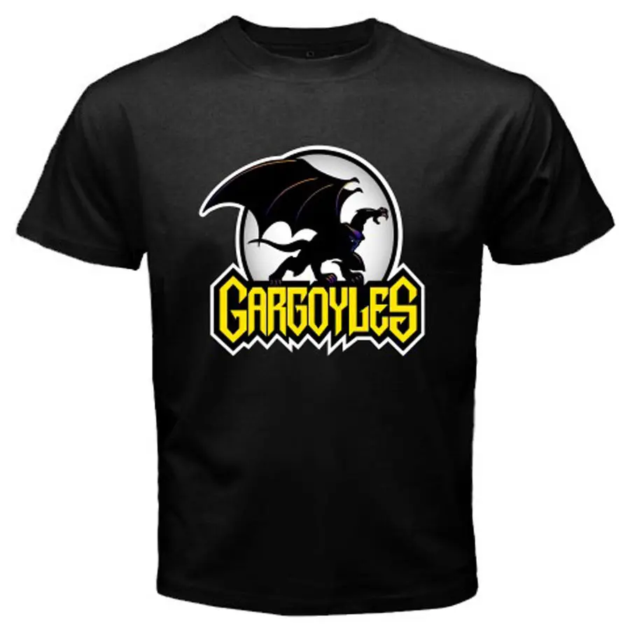 Новый горгулий Художественная литература значок видео игры размеры S и M en черная