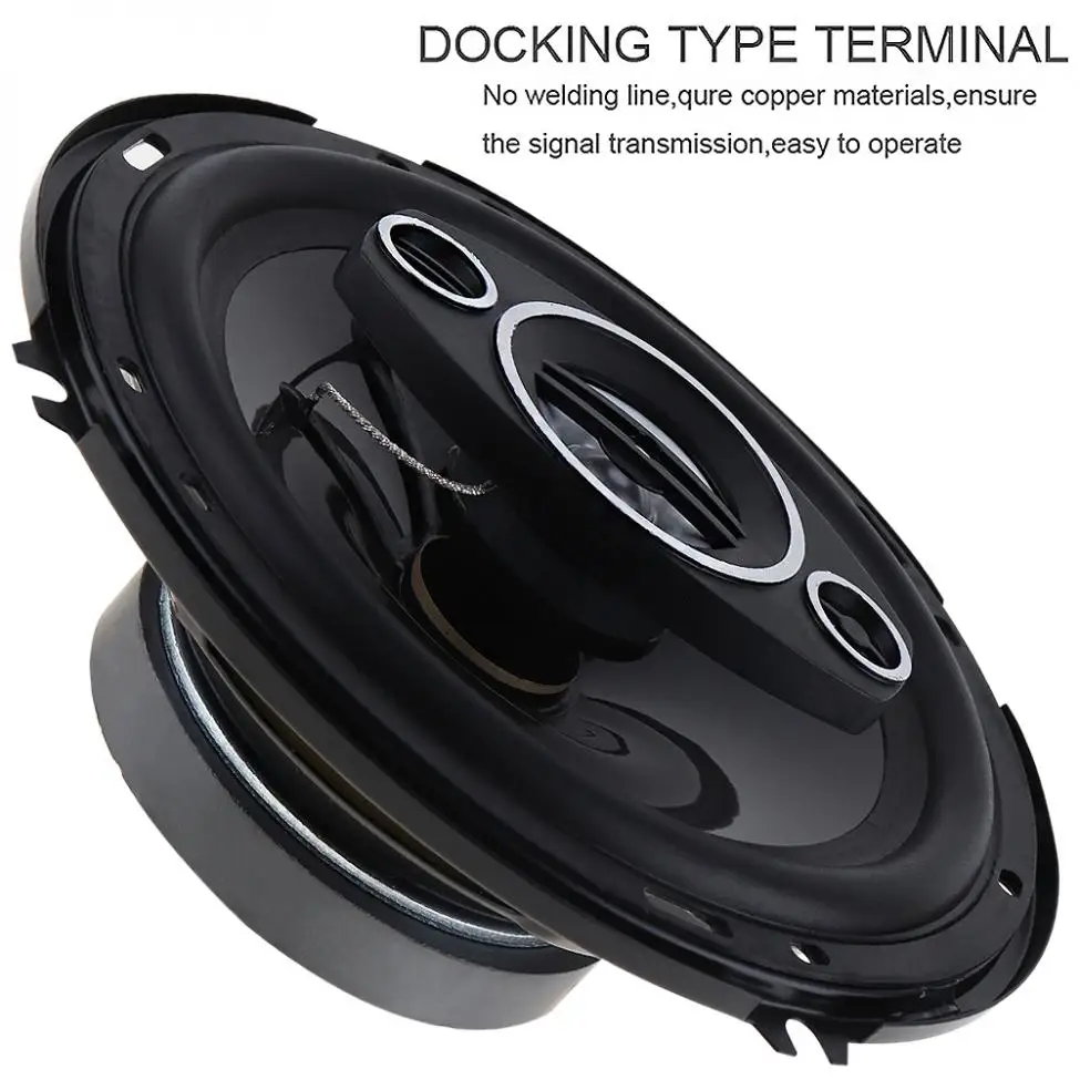 2pcs 6.5 Inch 180W 3 Way Auto Car Coaxial Hifi Speaker Horn Audio Music Stereo Full Range Frequency Non-destructive Installation |