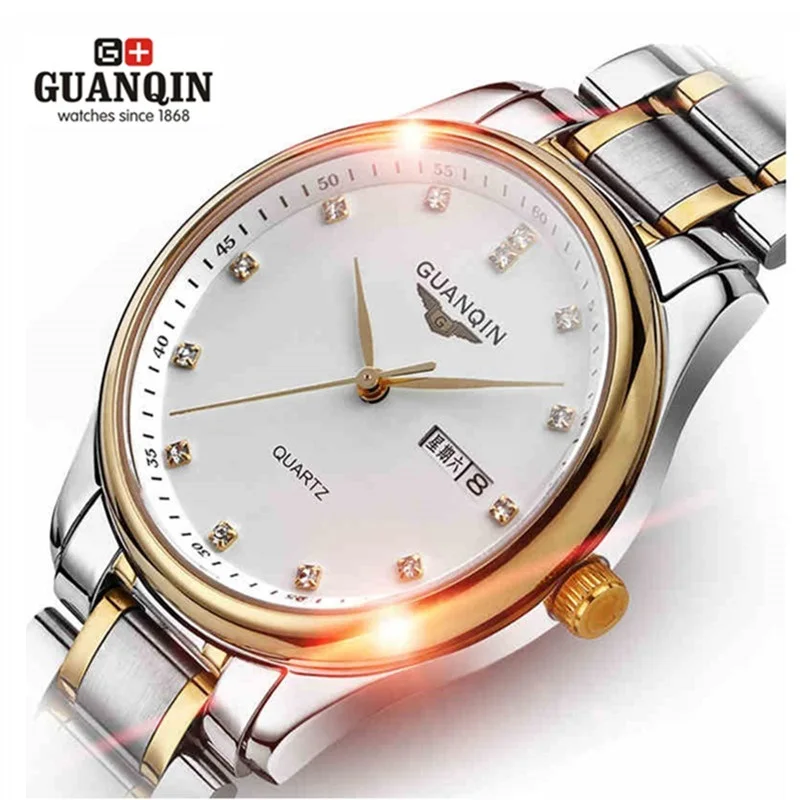 Оригинальные мужские часы Hardlex GUANQIN 30 м водонепроницаемые противоударные ремешок
