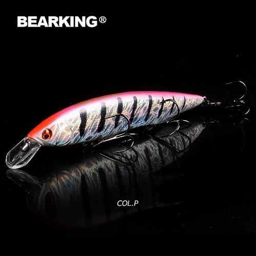 M160-P BEARKING 160 мм 30 г Горячая приманки для ловли рыбы, разные цвета, minnow crank, Вольфрам система веса(wobbler) модель воблер - Цвет: M160-P