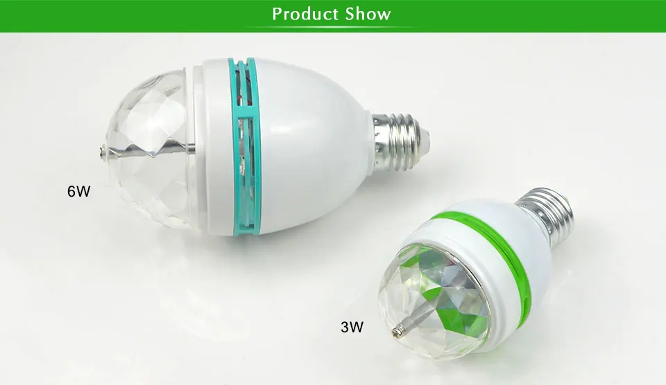 AC85V-265V красочный Авто вращающийся 3 Вт 6 Вт RGB светодиодный светильник вечерние лампы Диско Мини RGB светодиодный ночной Светильник DJ вечерние танцевальный светильник