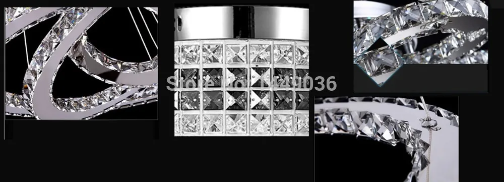 Новый дизайн дневное освещение люстры De Cristal подвеска светодиодный