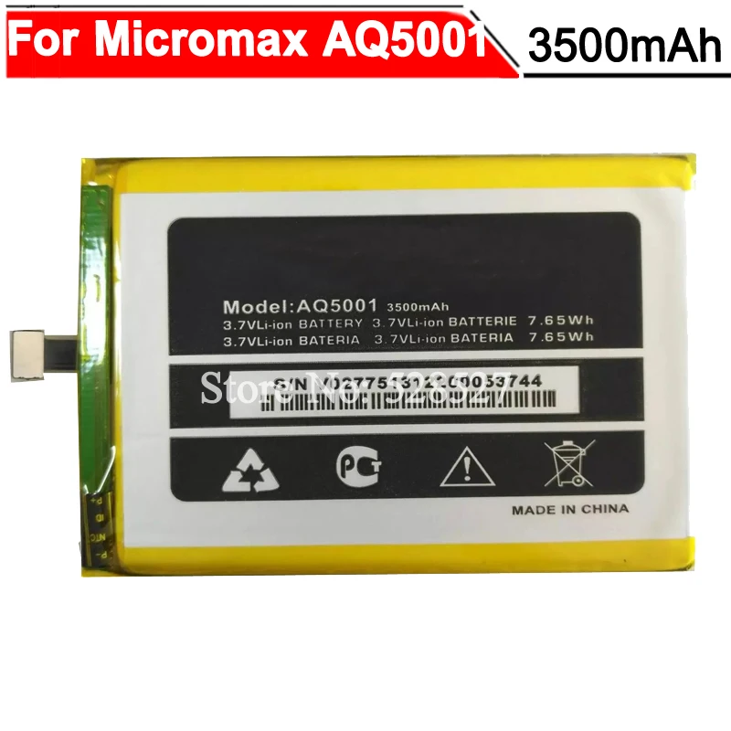 Для Micromax AQ5001 аккумулятор 3500 мАч высокого качества|battery for micromax|battery forbattery 3500mah |