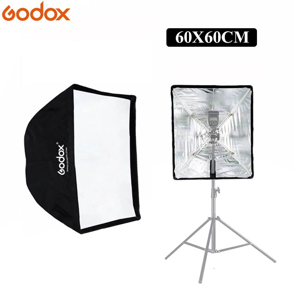 Godox 60*60 см/24 &quot* 35&quot зонт софтбокс Прямоугольник Портативный Универсальный
