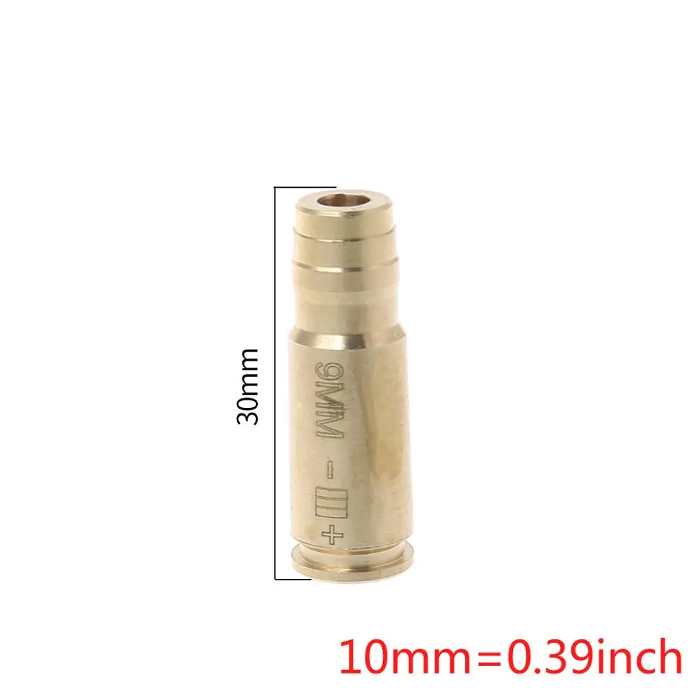 Новый Диаметр Sighter Тактический лазерный прицел латунь медь область 9 мм красная